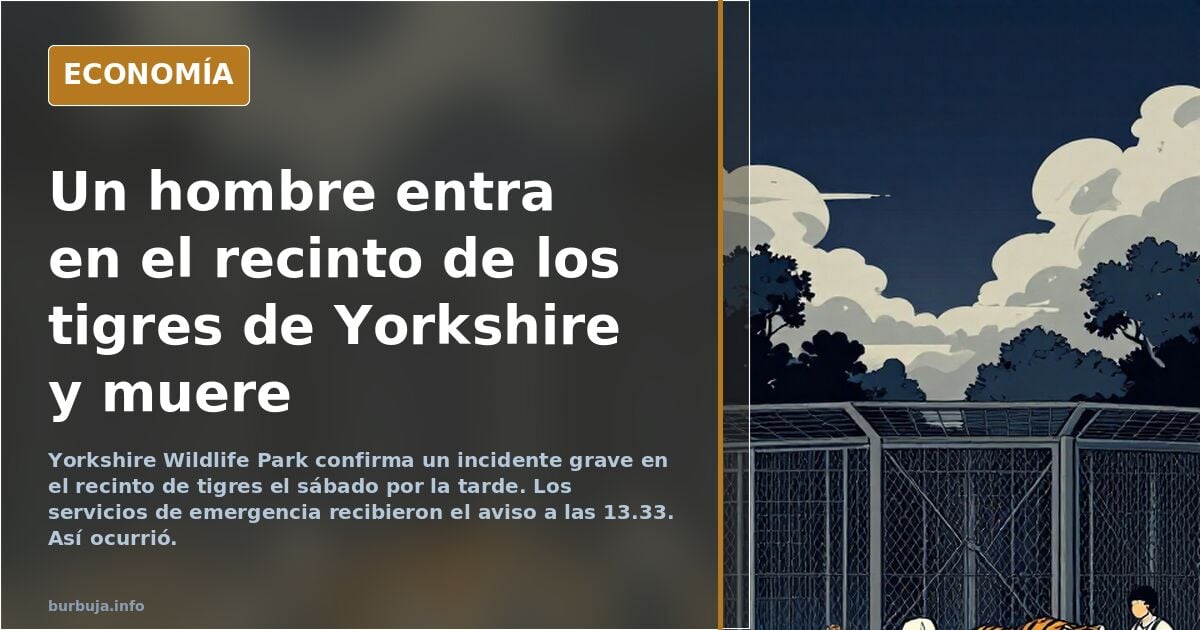 Inglés se tira al foso de los tigres en un zoo, el felino lo mata