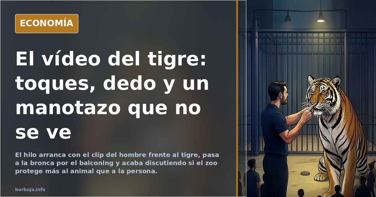 Inglés se tira al foso de los tigres en un zoo, el felino lo mata