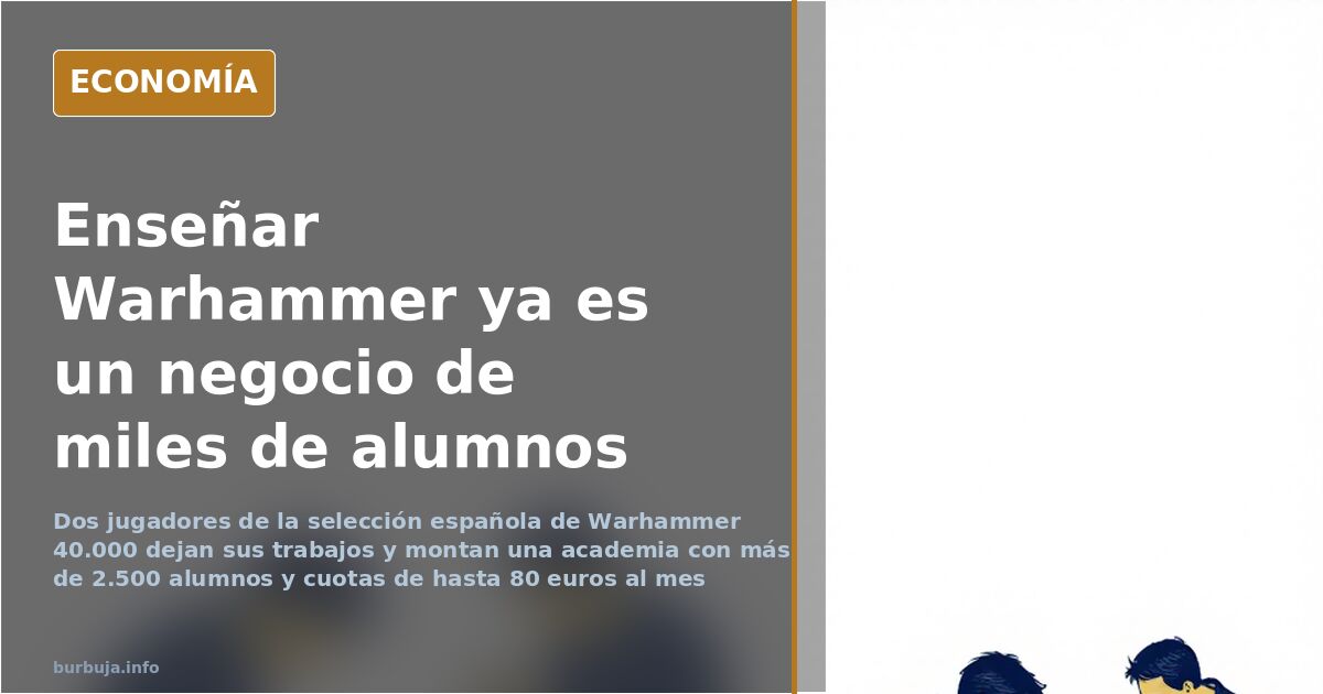Dos profesores de Warhammer 40.000 impartiendo una clase con miniaturas sobre un tablero interactivo en un estudio de grabaci