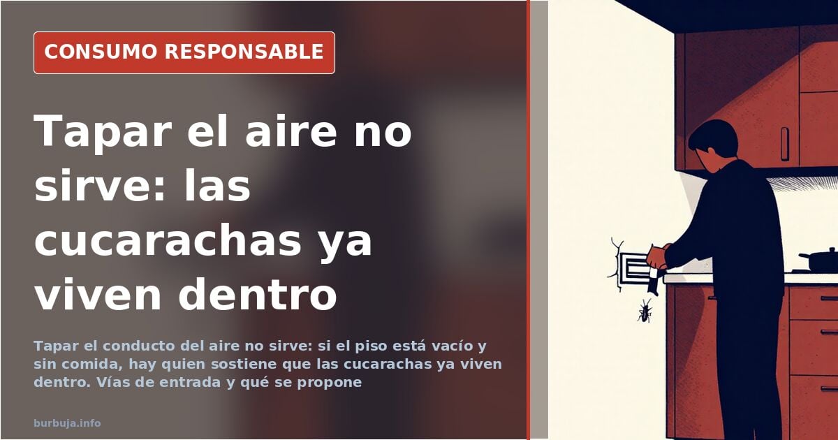 Cucaracha alemana en una cocina junto a un sifón abierto, mostrando los puntos por donde entran y anidan estos insectos
