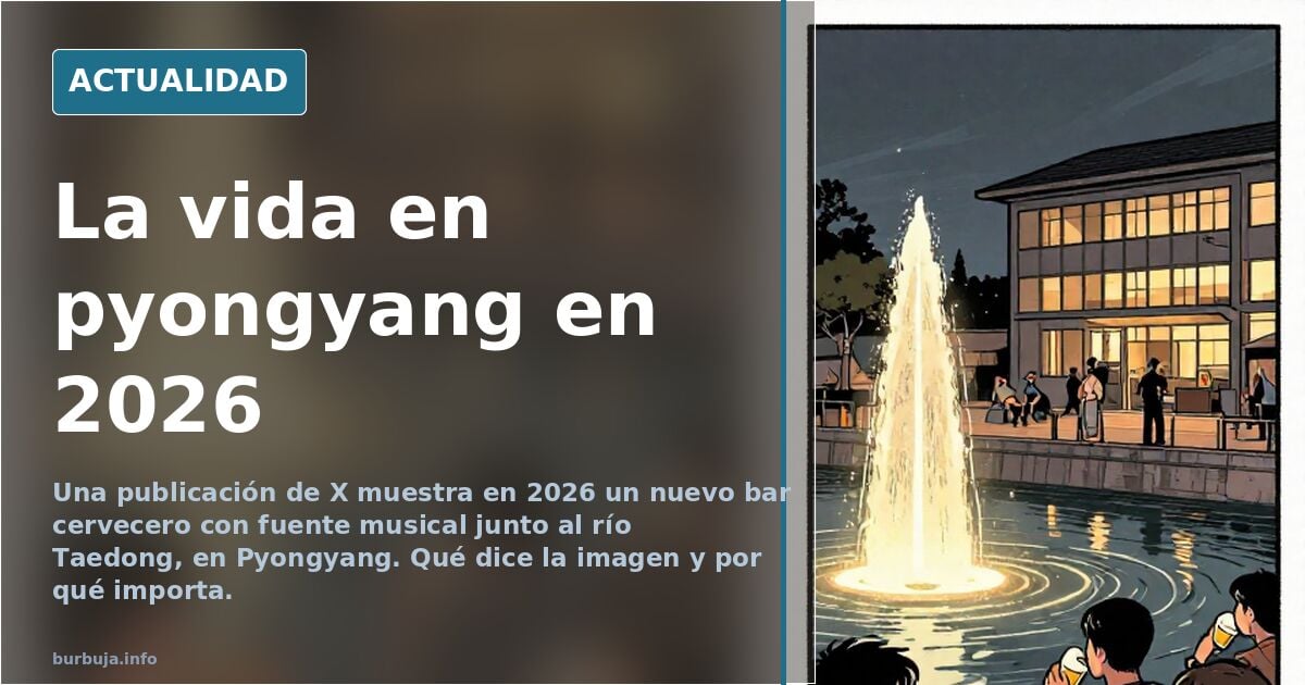 La vida en pyongyang en 2026