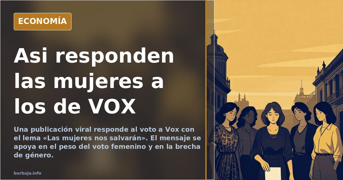 Asi responden las mujeres a los de VOX