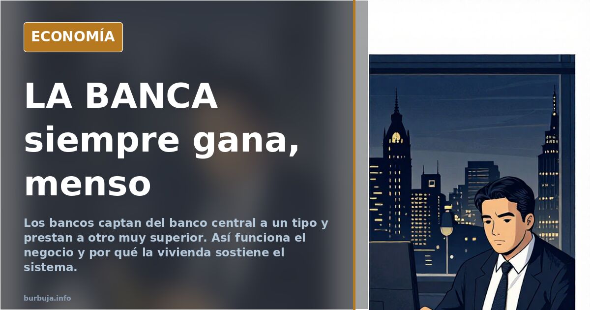 LA BANCA siempre gana, estúpido