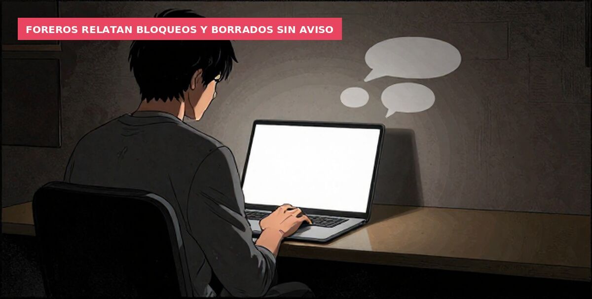 Foreros relatan bloqueos y borrados sin aviso