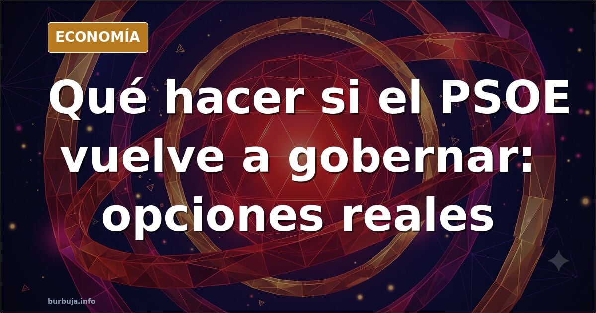 ¿Y si vuelve a ganar las elecciones el PSOE con Sánchez a la cabeza, qué harías?
