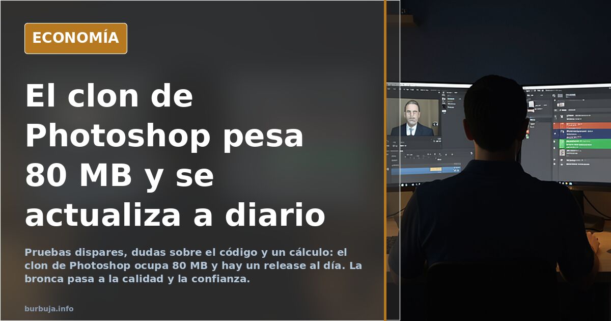 PHOTOSHOP GRATIS: Se ha realizado ingeniería inversa de Adobe Creative Suite con Claude Opus 5.5; ya hay disponibles clones de código abierto