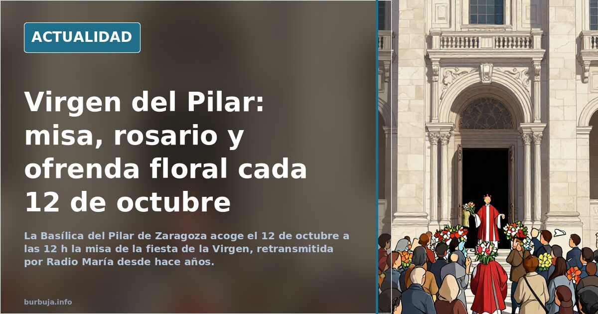 Santa Misa en la Fiesta de la Virgen del Pilar