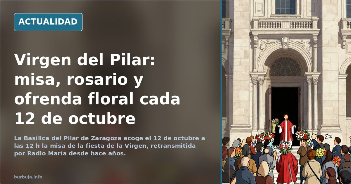 Santa Misa en la Fiesta de la Virgen del Pilar