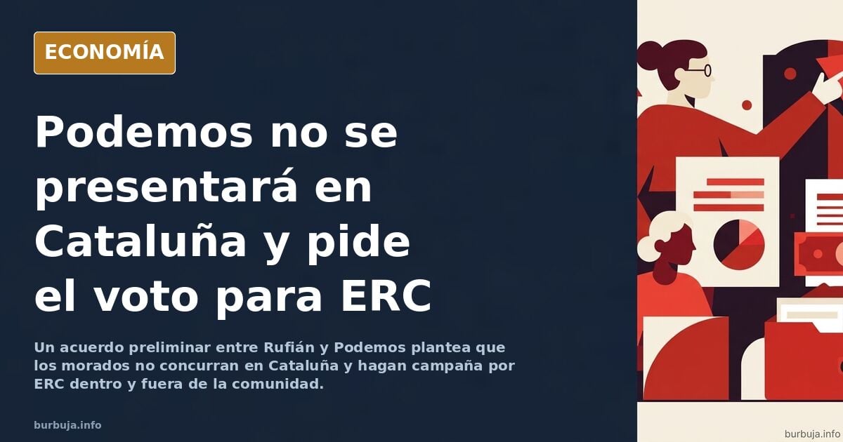 Ultima hora: pacto de la vergüenza ERC-Podemos. Podemos renuncia a presentarse en Cataluña y Rufián pedirá el voto para ellos en el HEZTAO