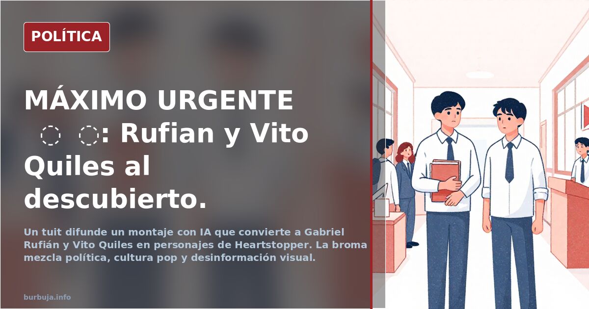 MÁXIMO URGENTE ❗️❗️: Rufian y Vito Quiles al descubierto.