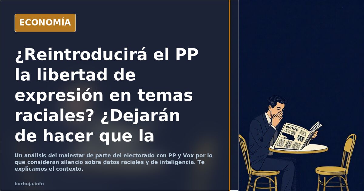 ¿Volverá el PP a permitir hablar de delincuencia sin filtros?