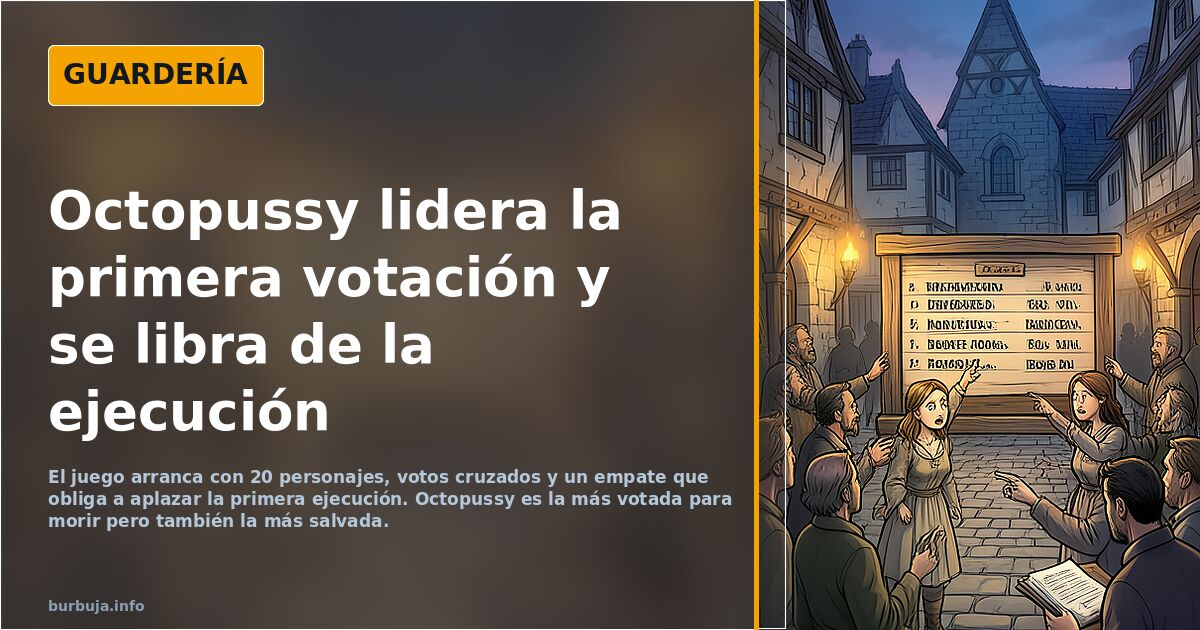 Octopussy lidera la primera votación y se libra de la ejecución