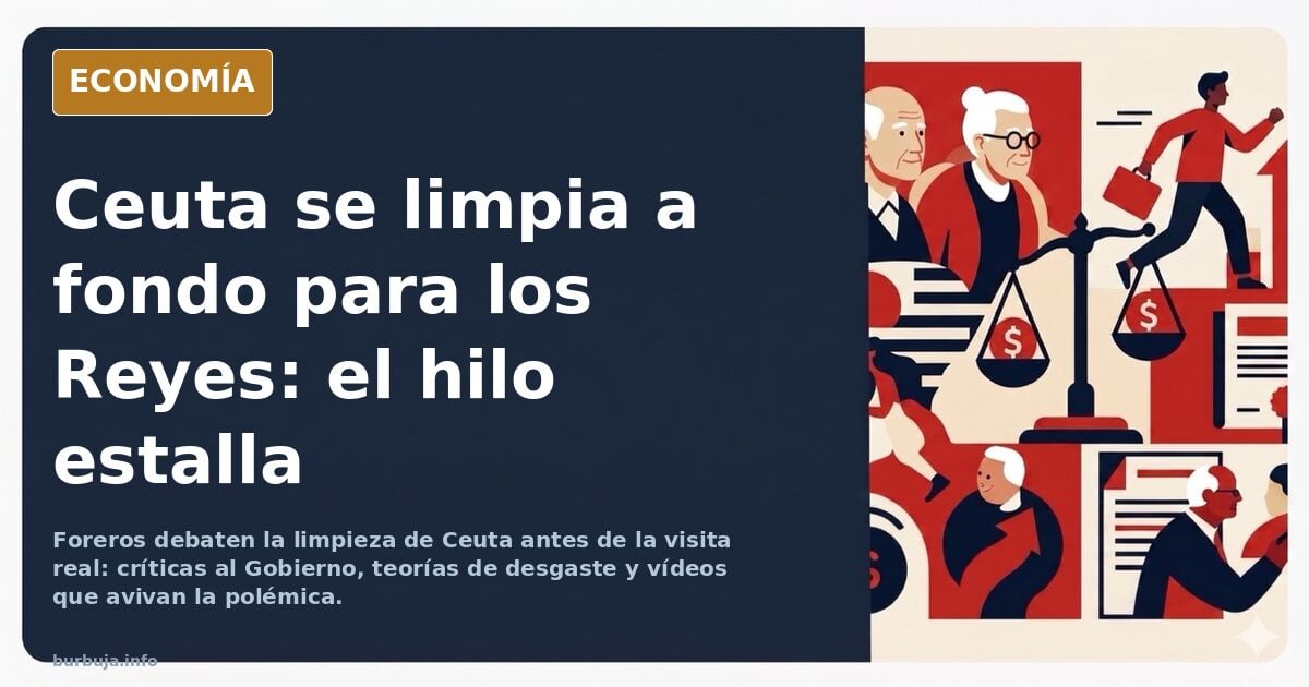 Desalojo en Ceuta: ¿todo limpio para la visita de los reyes?