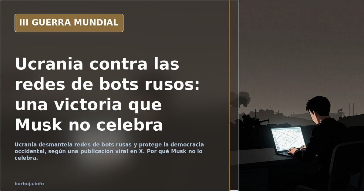 Elon Musk profundamente molesto de que el único grupo que de verdad lo quiere y lo apoya, las redes de bots rusos, estén siendo destruidas