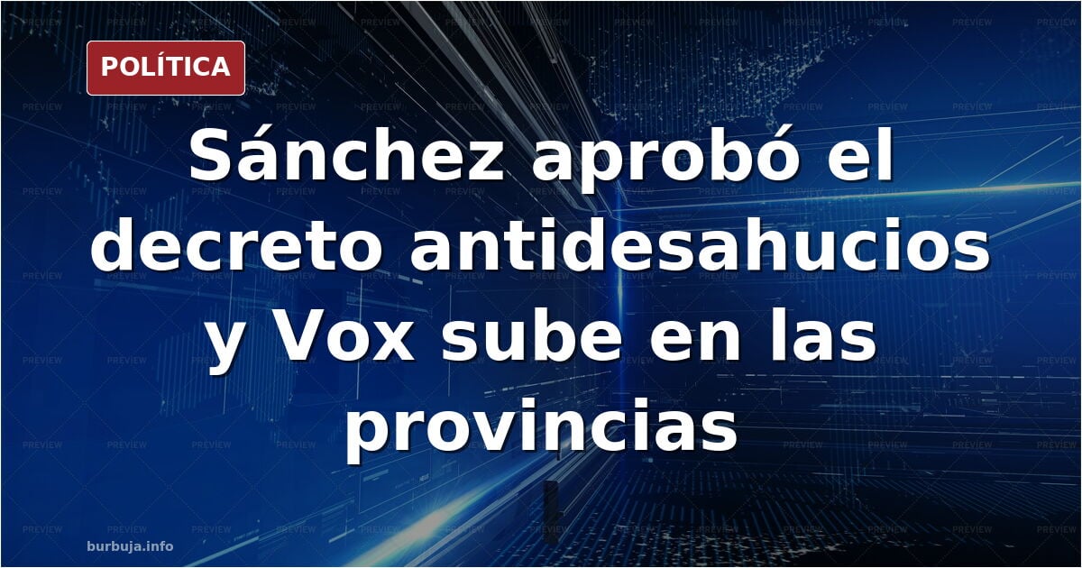 El error de estrategia de Sanchez con su decreto