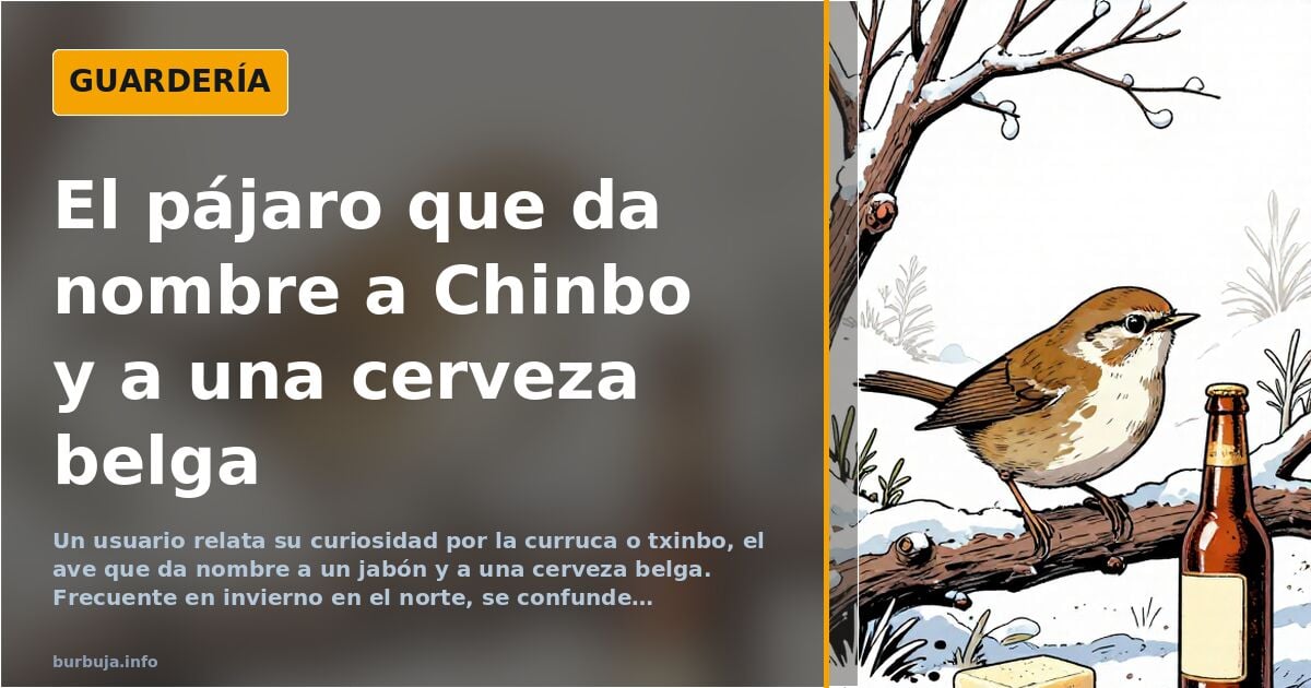 La curruca o txinbo: el pájaro que da nombre a un jabón