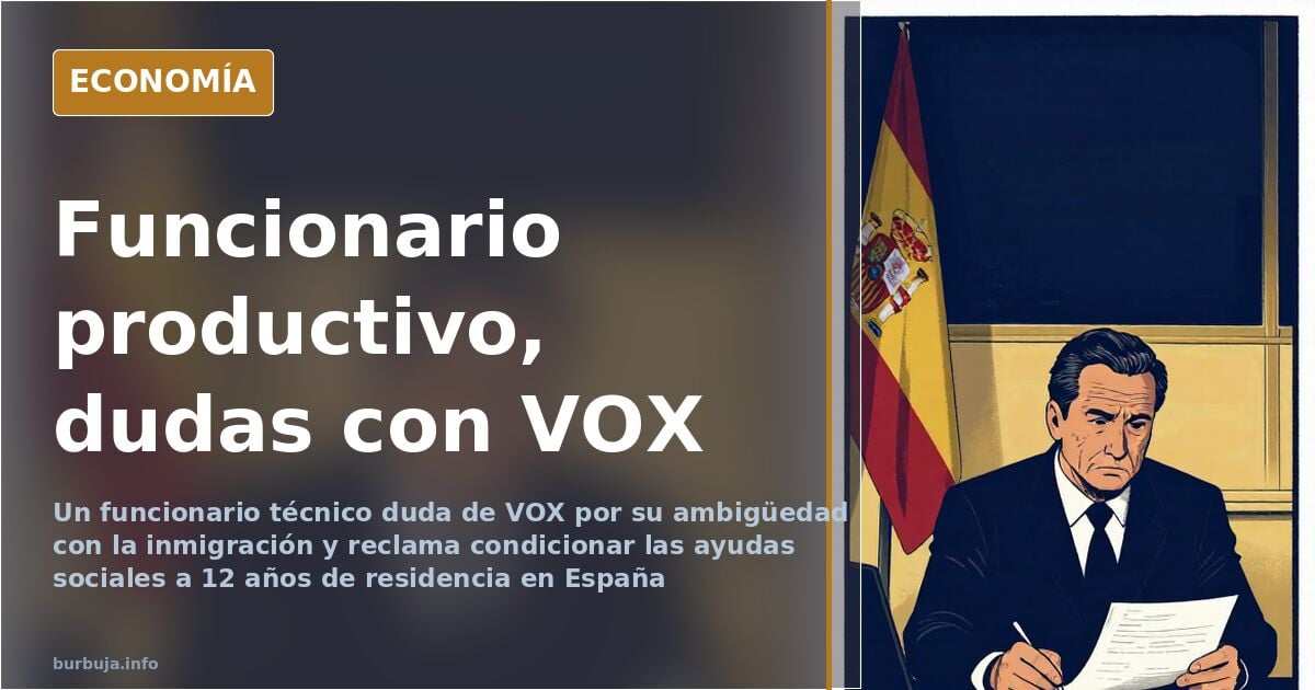Un funcionario técnico duda de VOX: «son ambiguos»