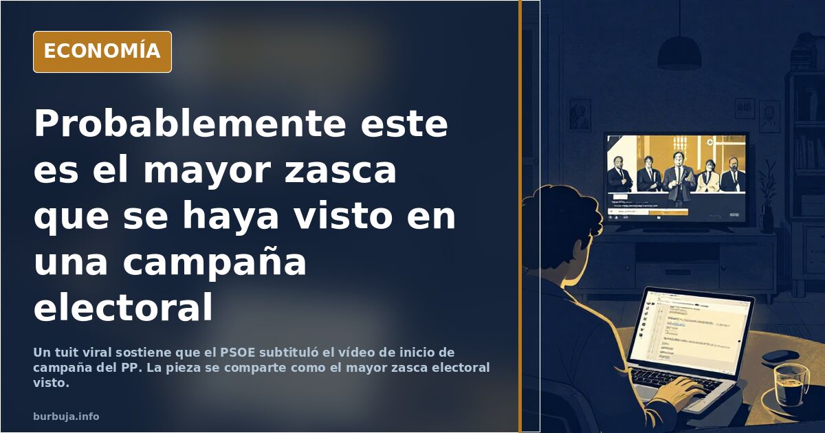 Probablemente este es el mayor zasca que se haya visto en una campaña electoral