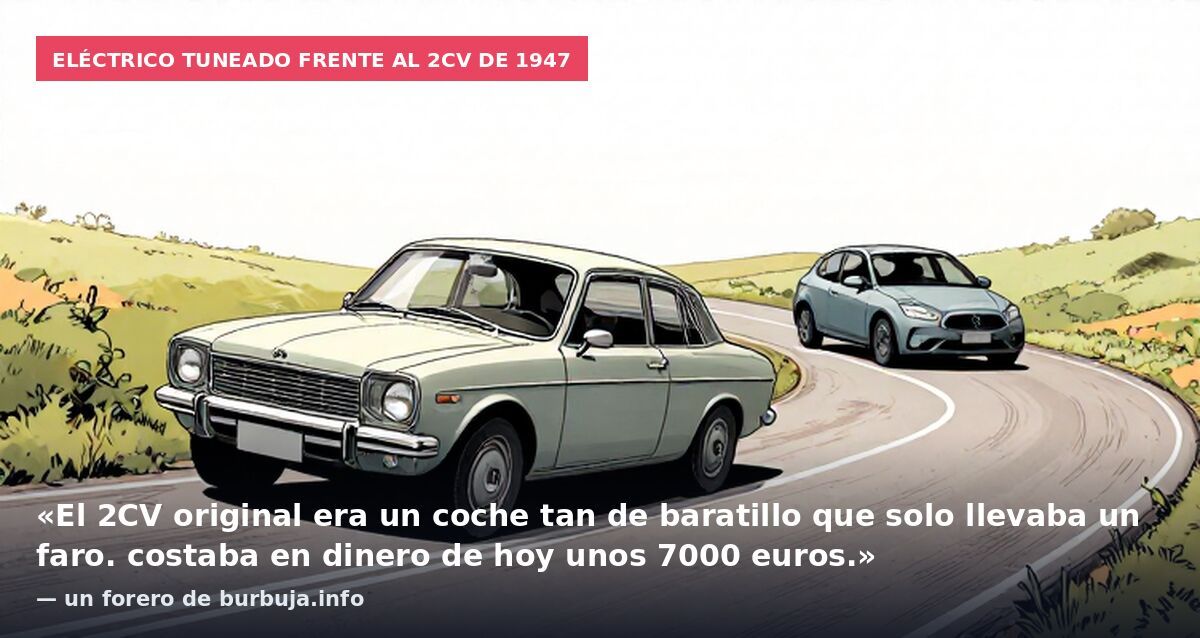 Han cogido un 2008 eléctrico y lo han tuneado como un 2cv ridiculo