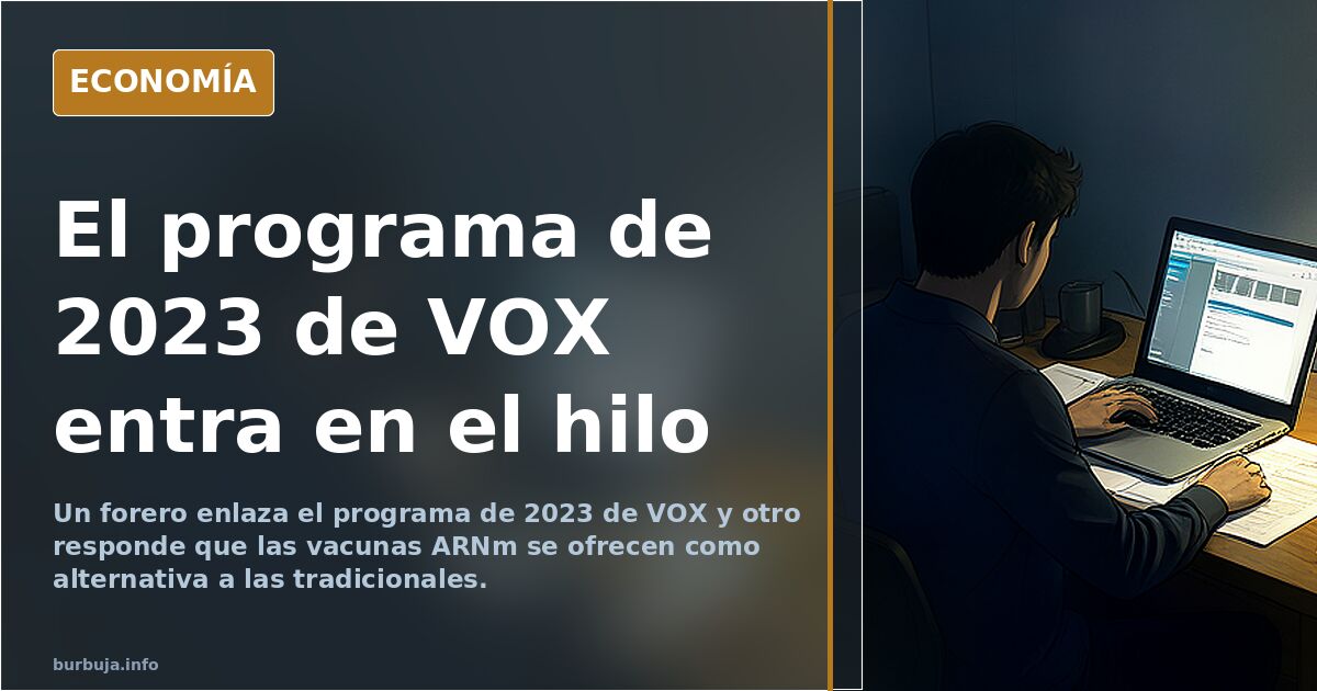 VOX lleva en su programa electoral banderillas infantiles OBLIGATORIAS. Luego se quejan de que votemos a SALF