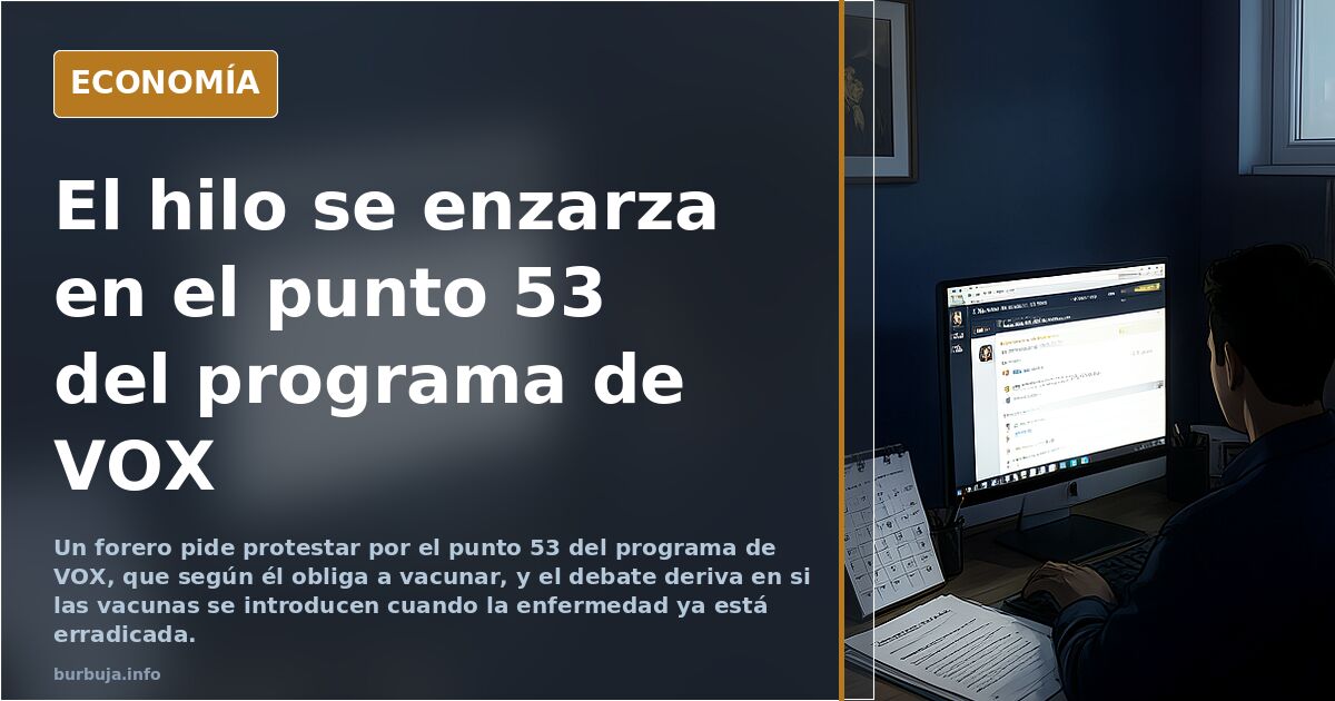 VOX lleva en su programa electoral banderillas infantiles OBLIGATORIAS. Luego se quejan de que votemos a SALF