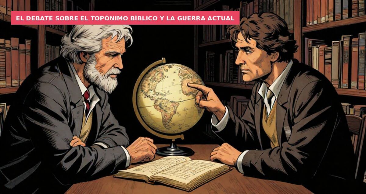 El debate sobre el topónimo bíblico y la guerra actual