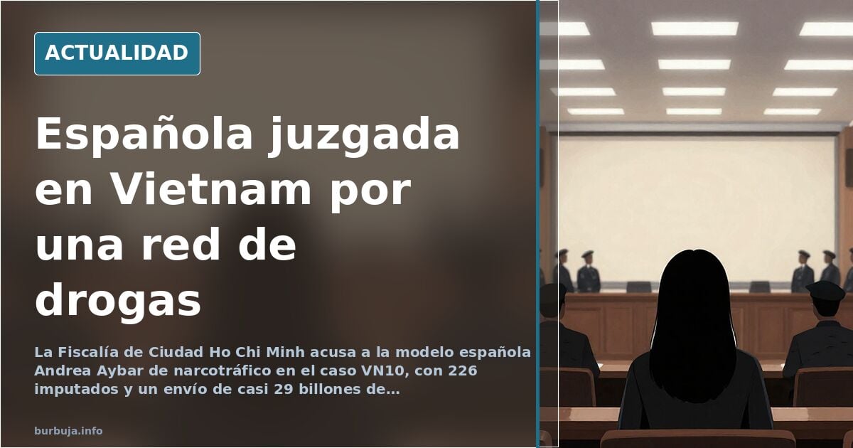 Acusada en Vietnam la modelo española Andrea Aybar