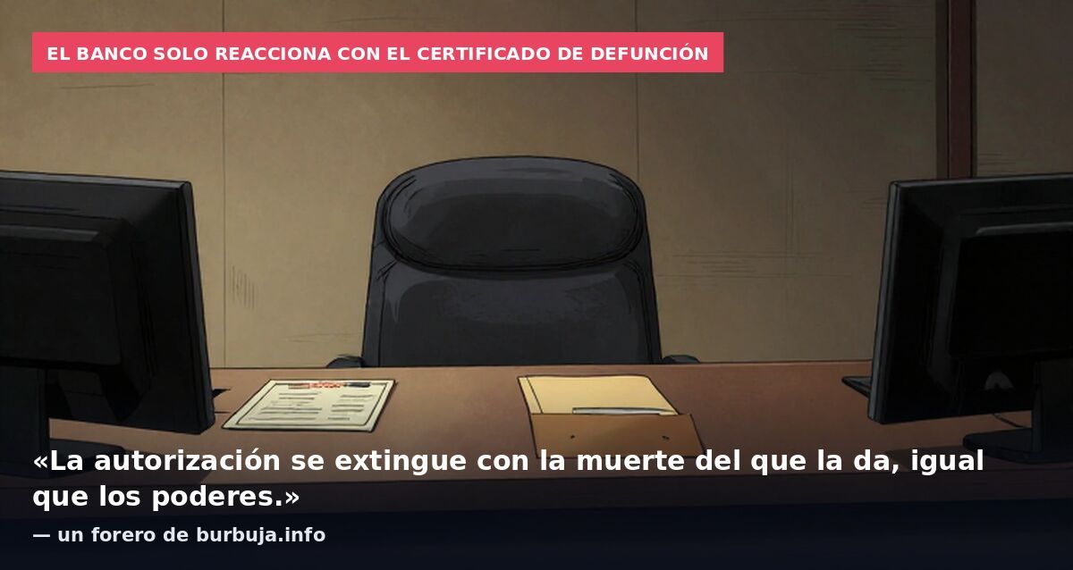 Muere su marido, saca el dinero en una cuenta autorizada una hora después……Y CÁRCEL!!!!!!!