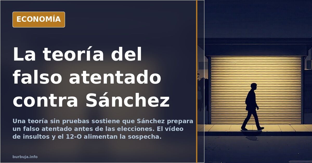 La teoría del falso atentado de Sánchez agita el relato preelectoral
