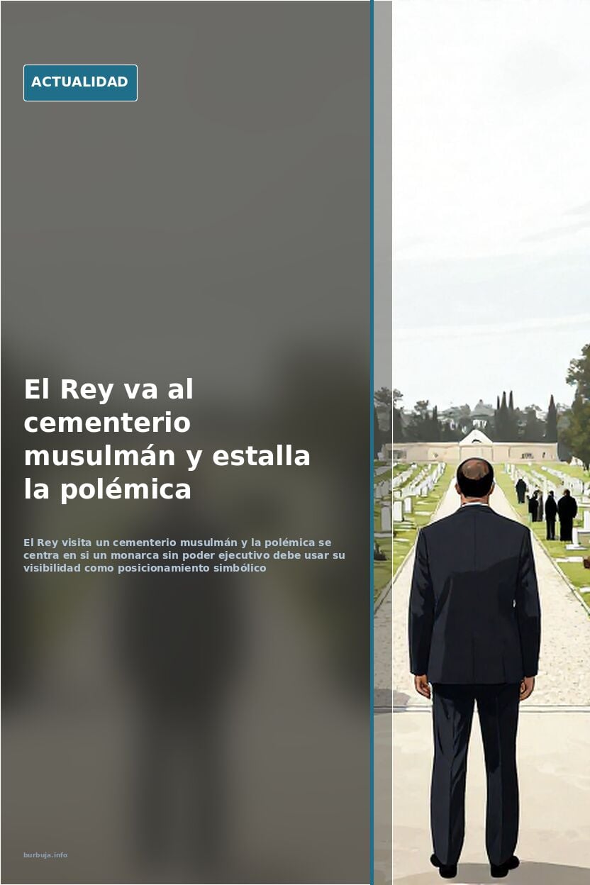 El Rey y el cementerio musulmán: el gesto que divide