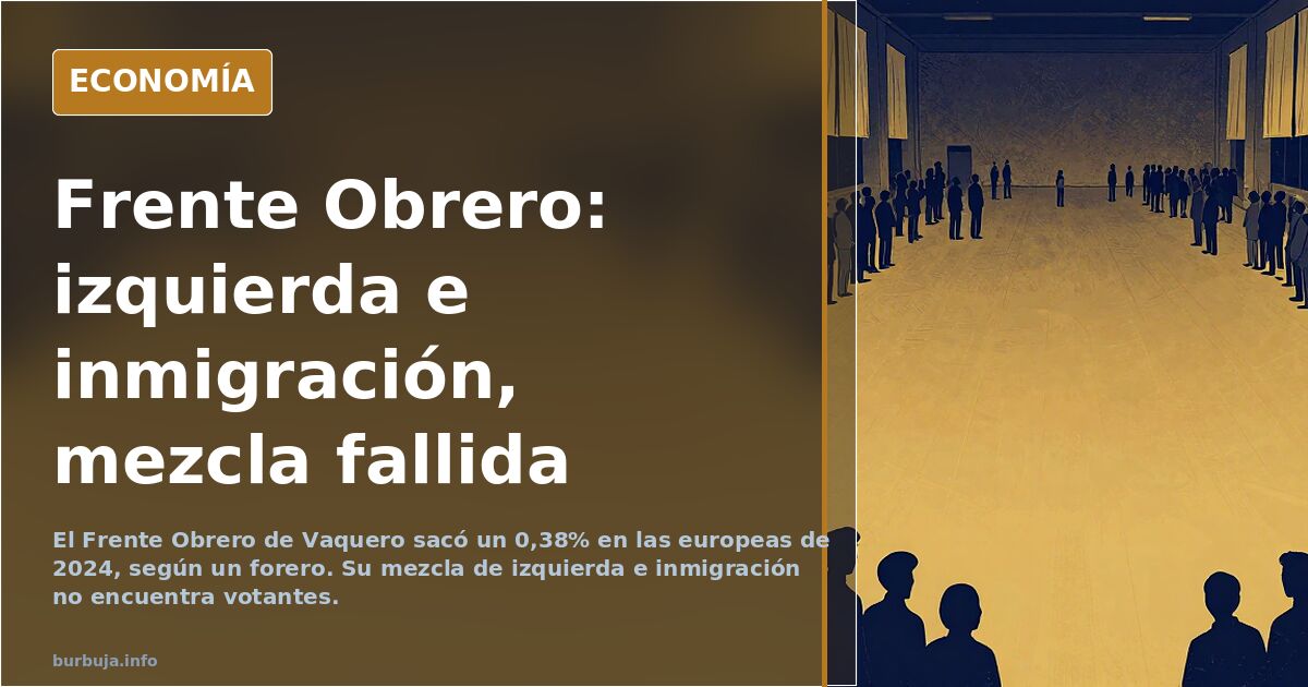Ilustración editorial de un atril vacío en un mitin político, con banderas desdibujadas al fondo, simbolizando el fracaso ele