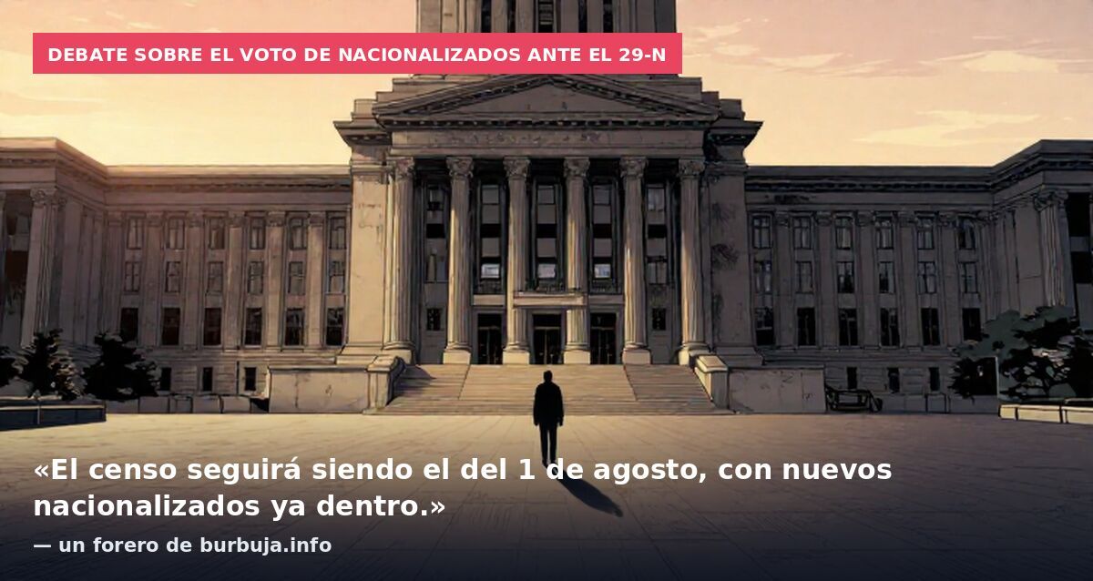 Última hora: los falsos nietos de exiliados no podrán votar el 29-N