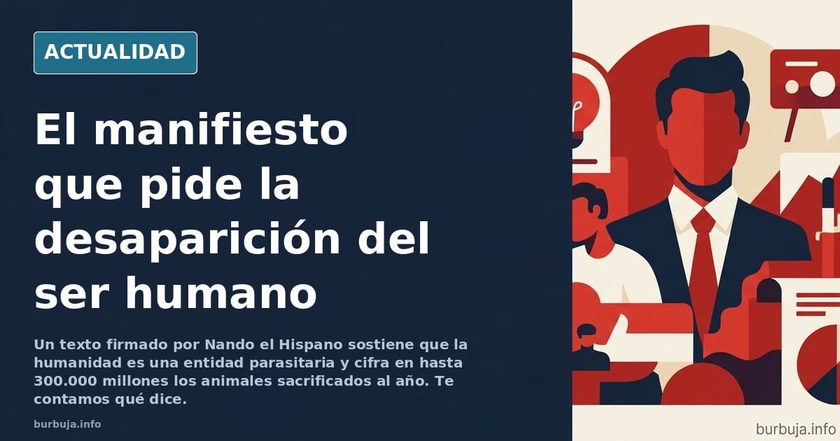 El humano debe desparecer