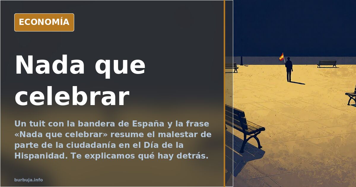 Nada que celebrar