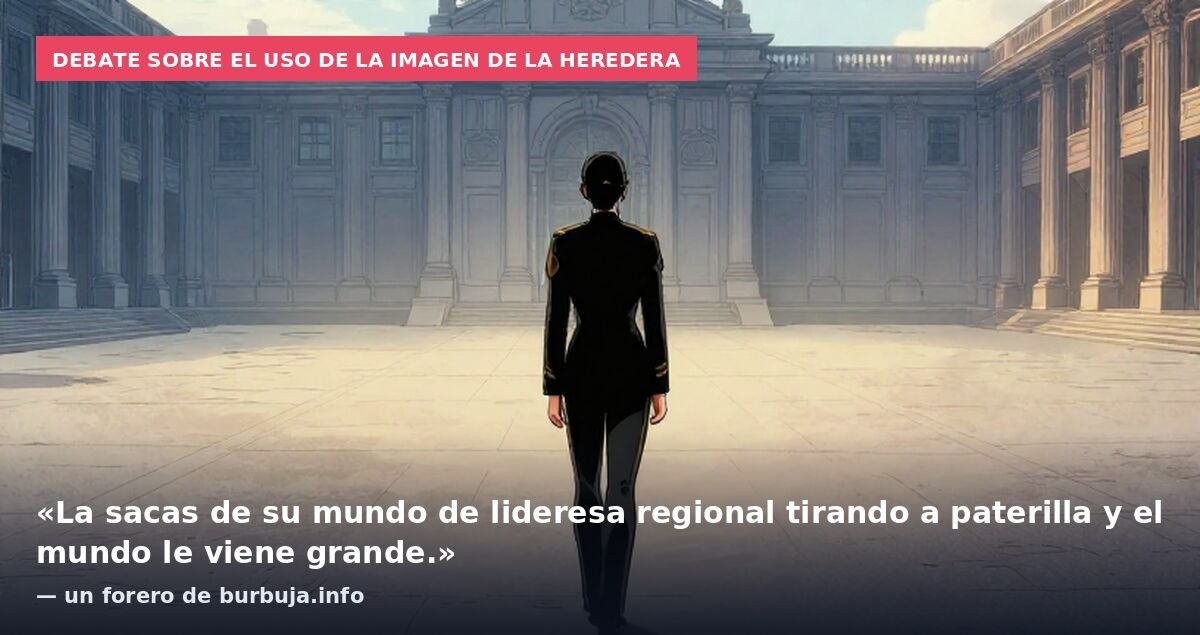Leonor no se quita el uniforme en la recepcion civil en el trono