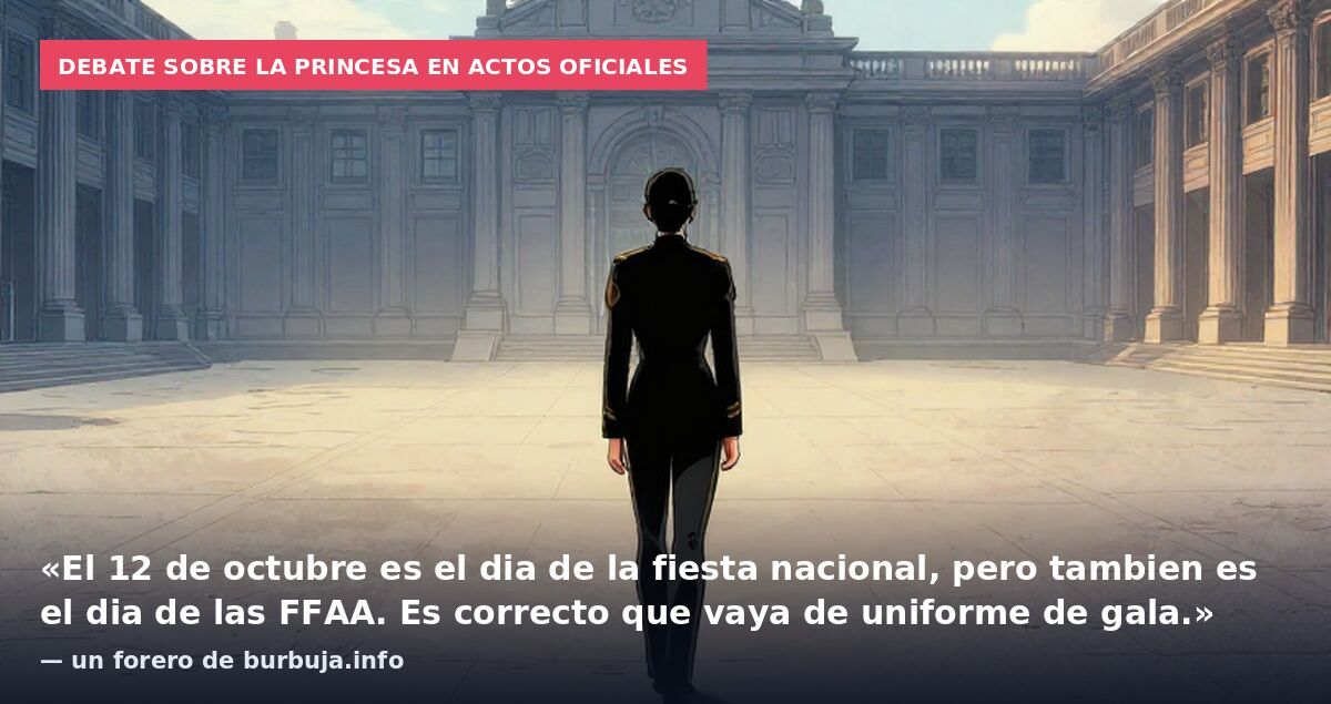 Leonor no se quita el uniforme en la recepcion civil en el trono