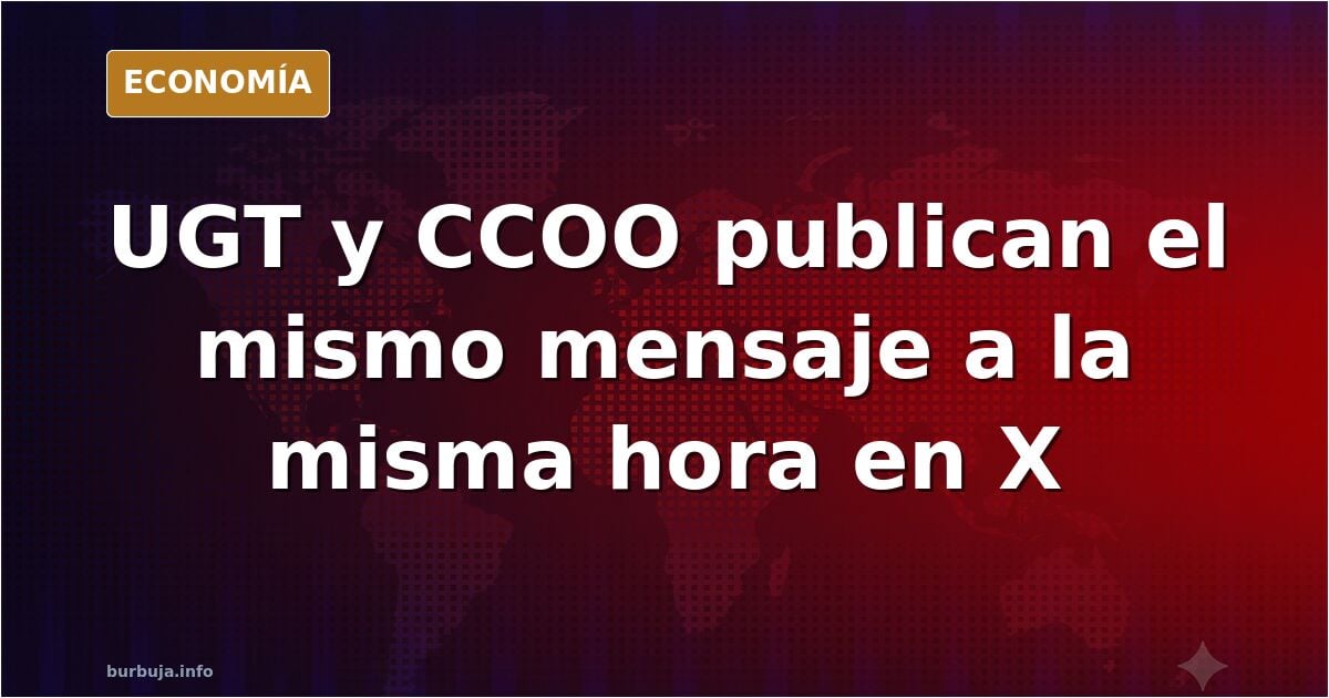Cazada a los come gambas UGT CCOO