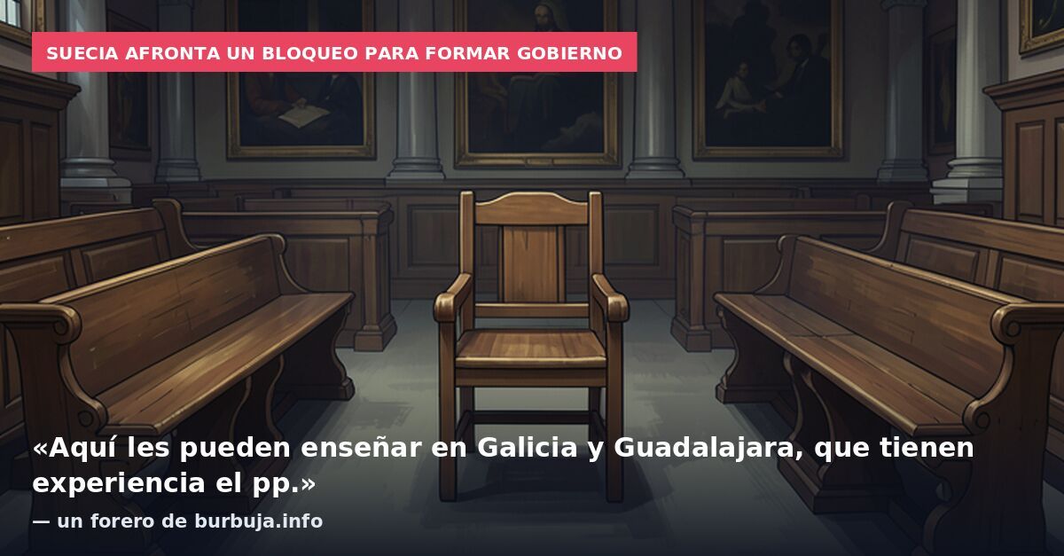 ¿Hubo fraude electoral socialista en Suecia?