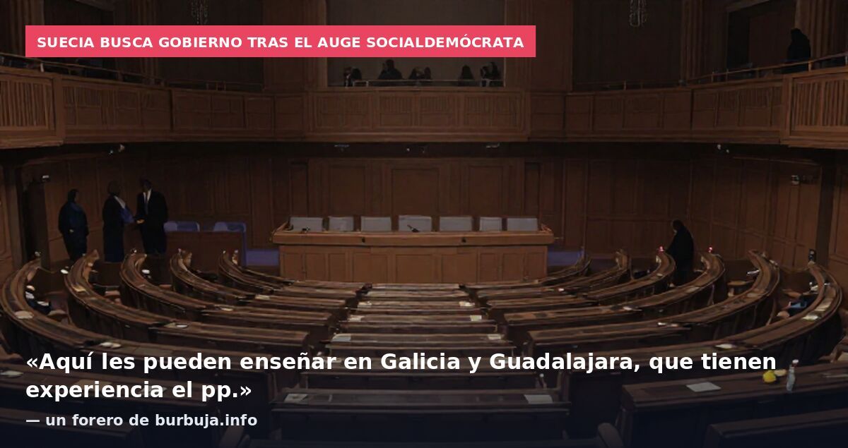 ¿Hubo fraude electoral socialista en Suecia?