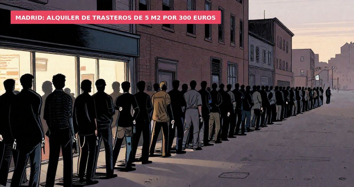 PERSONAS VIVIENDO en trasteros de 5 m2 en MADRID por 300 EUROS AL MES. Hazañas del partido que decidió RENUNCIAR AL CONTROL DE FRONTERAS....