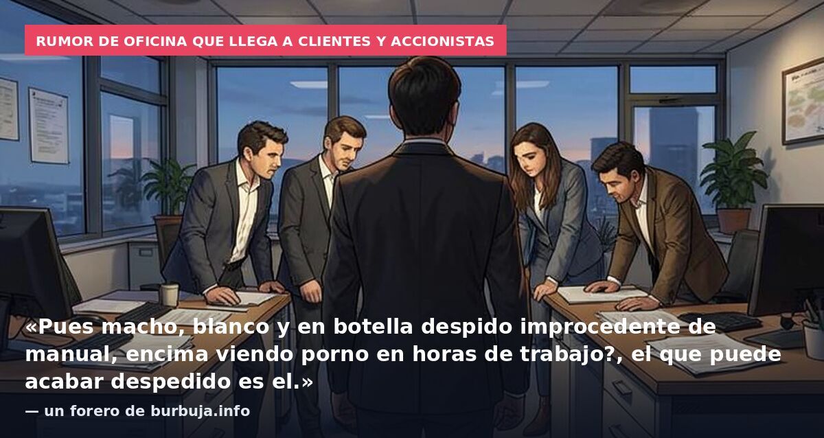 Mi jefe ve contenido adulto en el trabajo y me quiere despedir