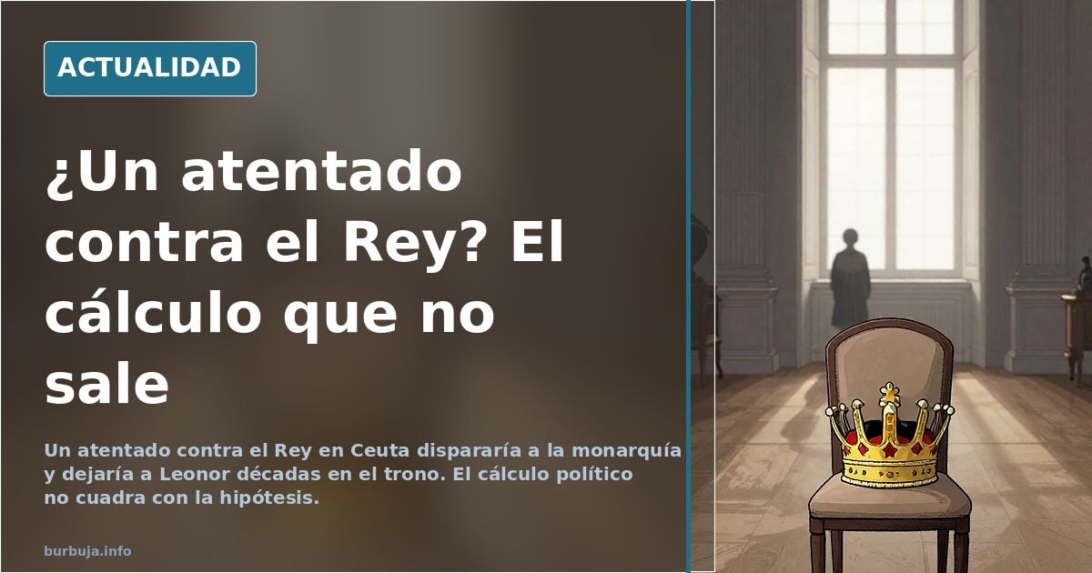Ceuta, el Rey y la teoría del atentado que no cuadra