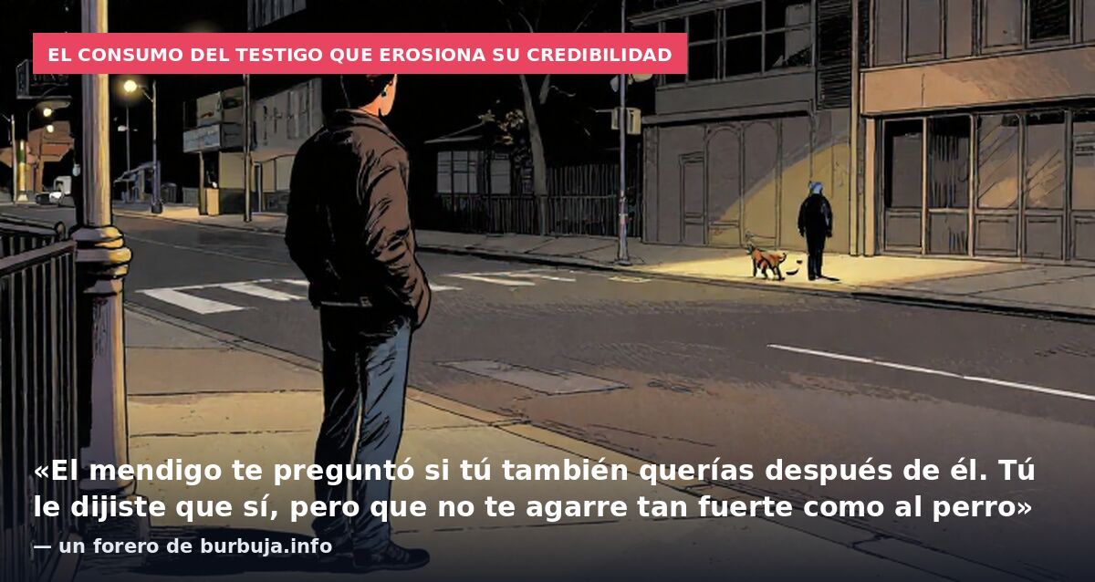 Un mendigo se lleva el caniche de mi compañera