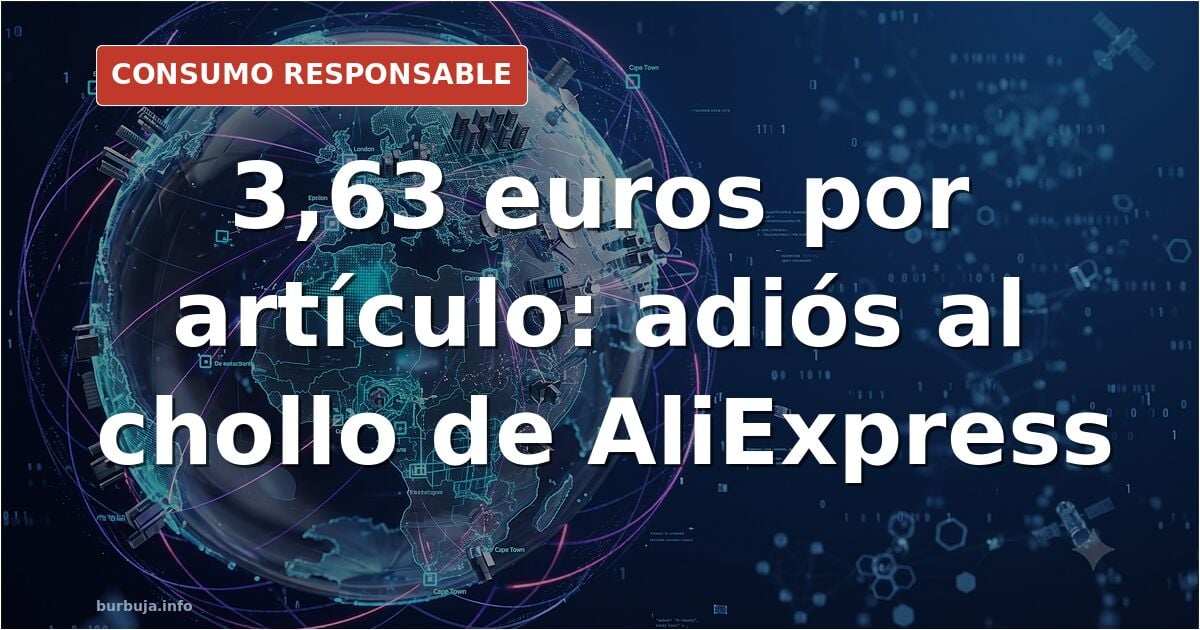 Paquetes de comercio electrónico apilados en una oficina de aduanas con etiquetas de envío internacional