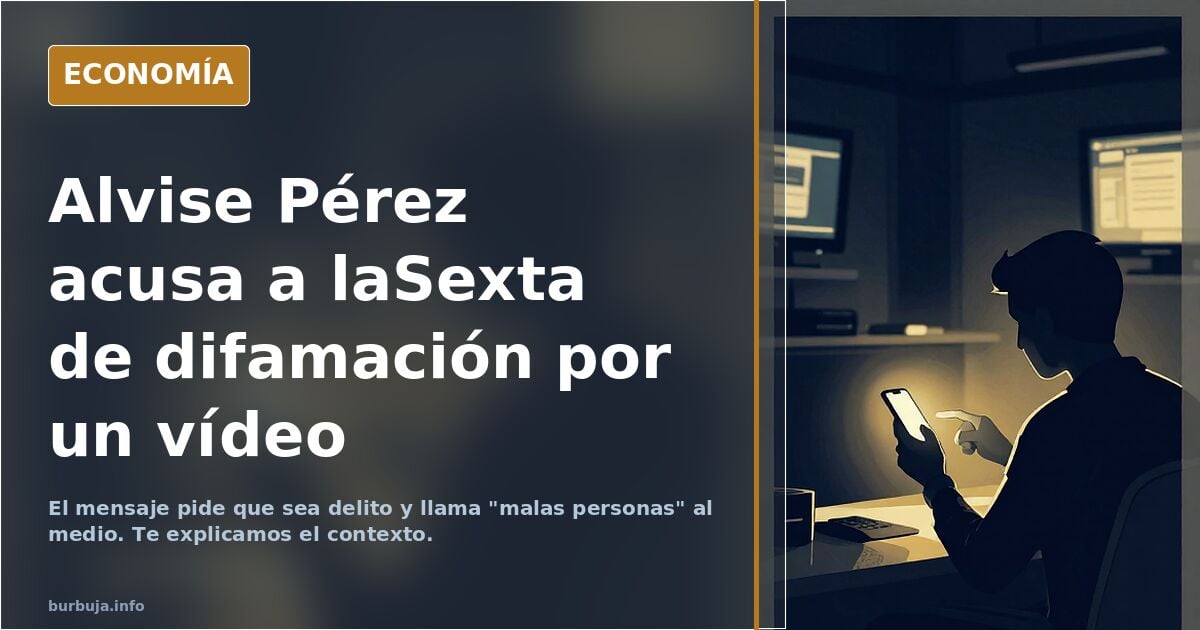 La sensta difama a Alvise