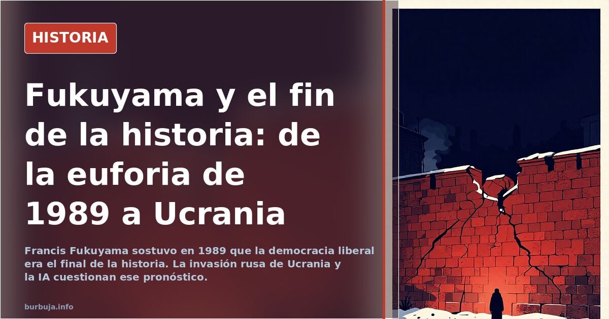 No es el fin de la historia