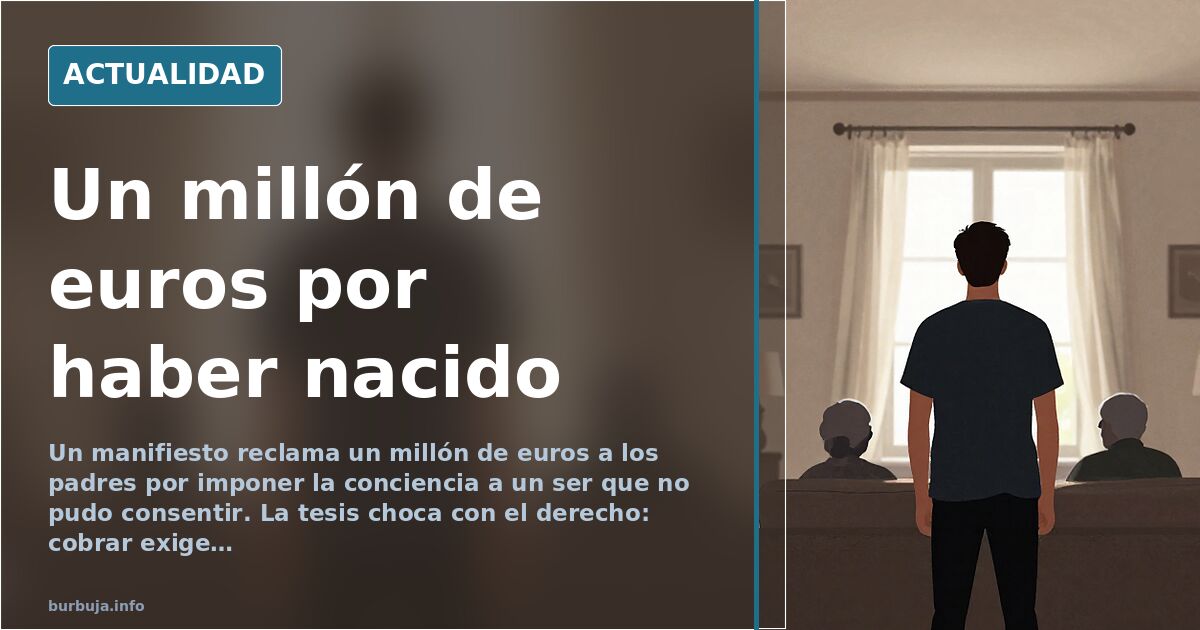 El movimiento que exige un millón a los padres por nacer
