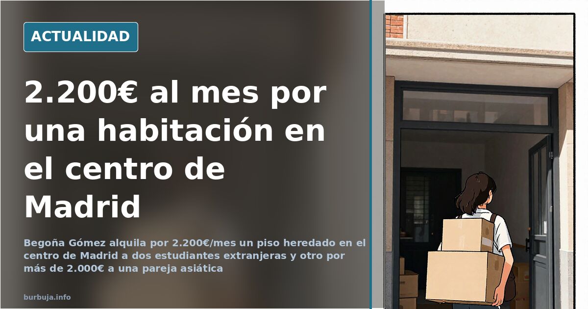 Begoña Gómez alquila pisos heredados por 2.200€ al mes