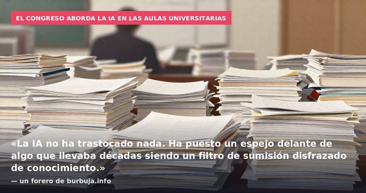 [No sus riáis] "Los TFG no tienen sentido; los estudiantes buscan caminos para aprobar y no aprenden"