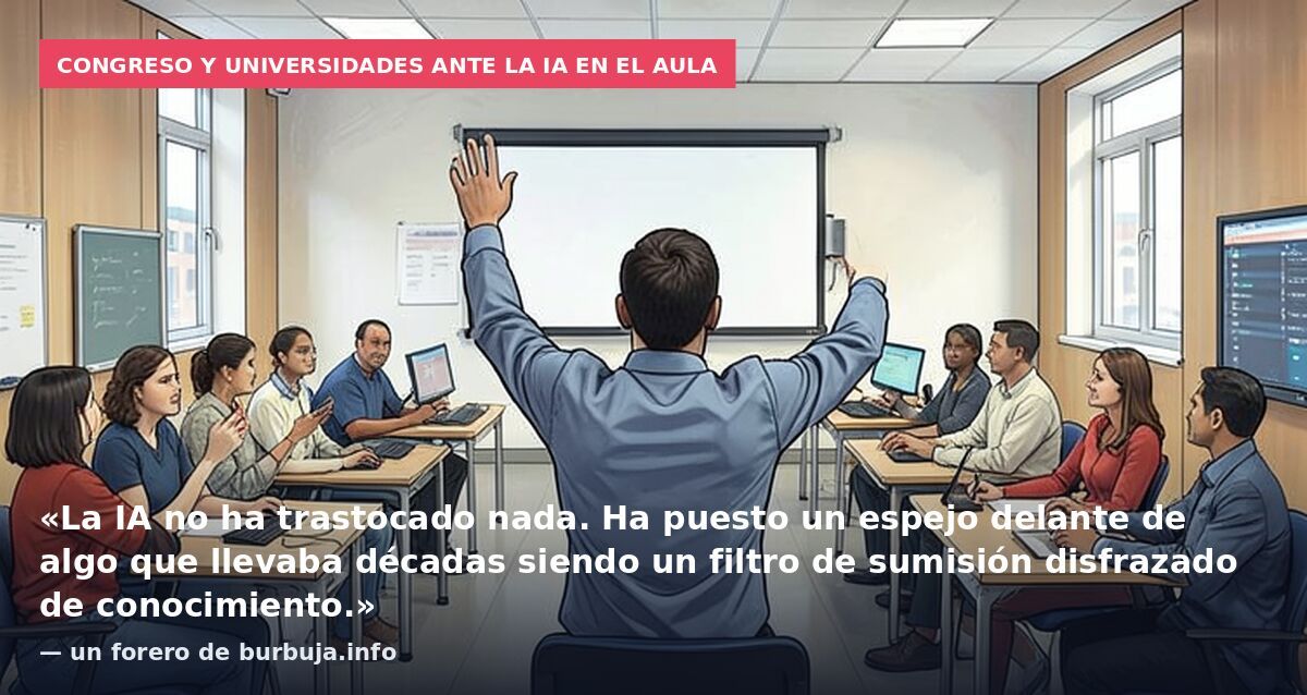 [No sus riáis] "Los TFG no tienen sentido; los estudiantes buscan caminos para aprobar y no aprenden"